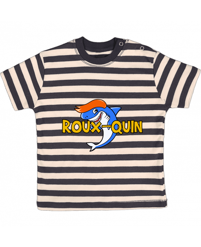 T-shirt baby with stripes Roux-quin by tunetoo