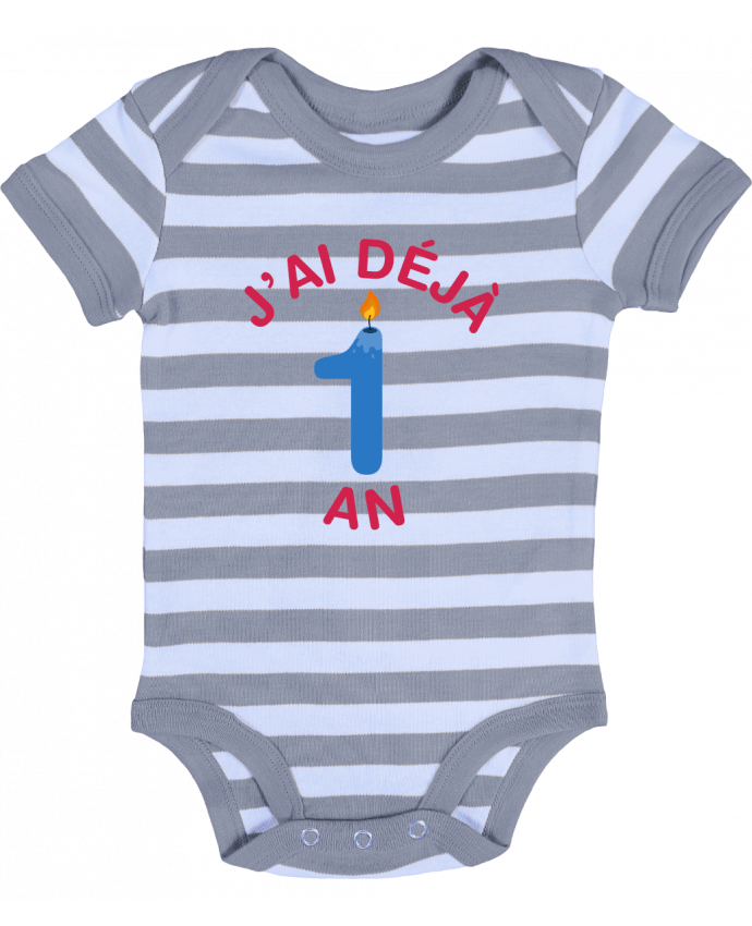 Baby Body striped Déjà 1 ans Cadeau bébé - tunetoo