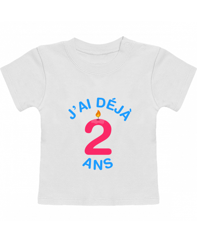 T-shirt bébé Déjà 2 ans Cadeau bébé manches courtes du designer tunetoo