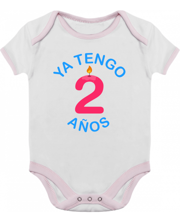 Body bébé manches contrastées Ya Tengo 2 años par tunetoo
