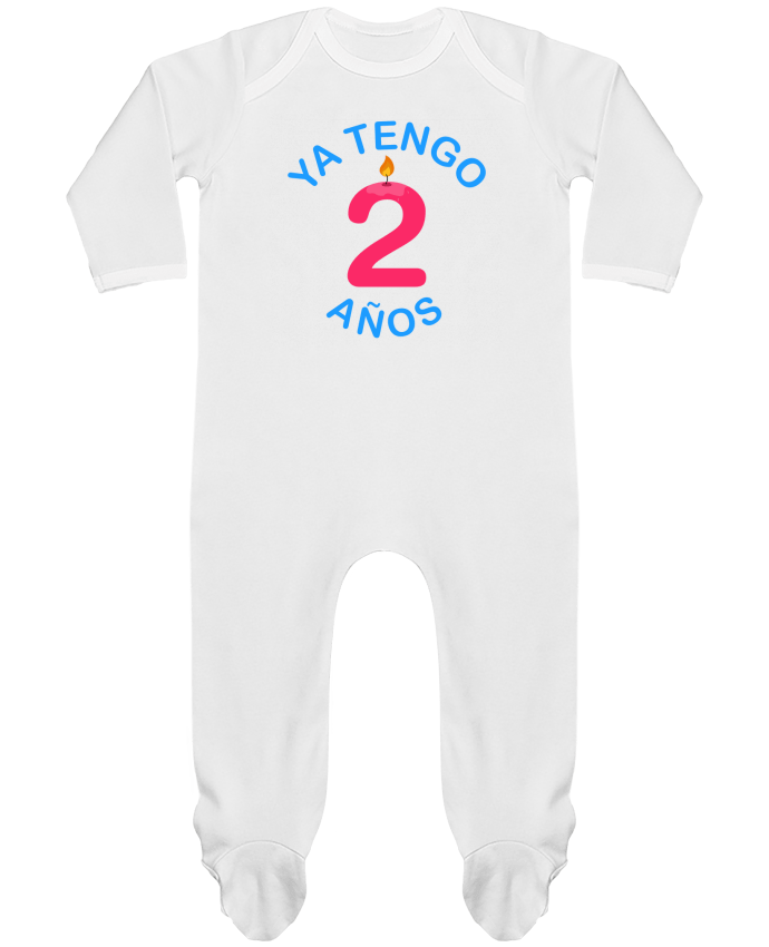Baby Sleeper long sleeves Contrast Ya Tengo 2 años by tunetoo