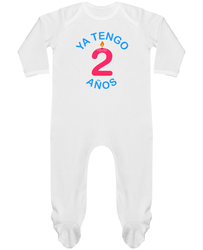 Pijama Bebé Manga Larga Contraste Ya Tengo 2 años por tunetoo