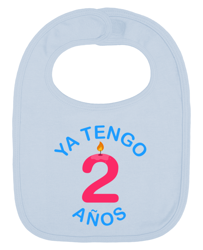 Bavoir bébé uni Ya Tengo 2 años par tunetoo