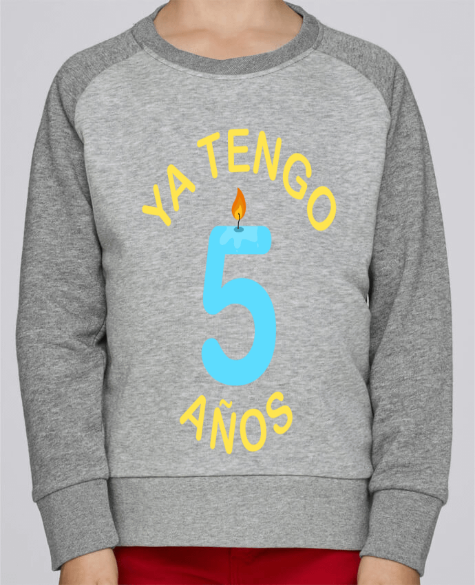 Sweatshirt Kids Round Neck Stanley Mini Contrast Ya Tengo 5 años by tunetoo