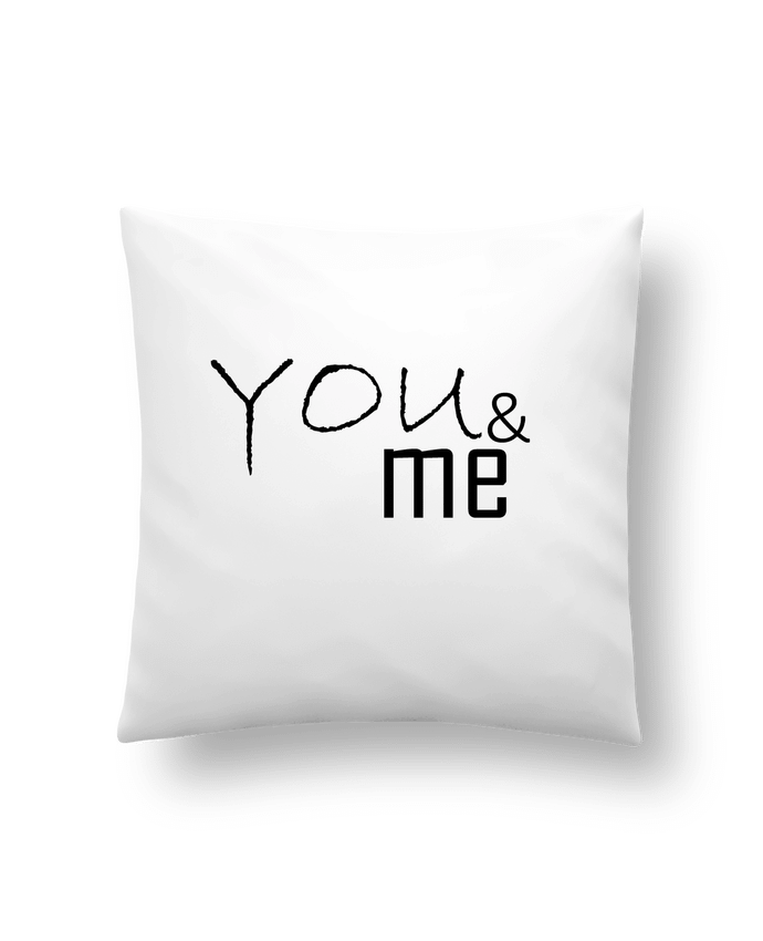 Cushion synthetic soft 45 x 45 cm YOU&ME 1 by Lapagedepauline 