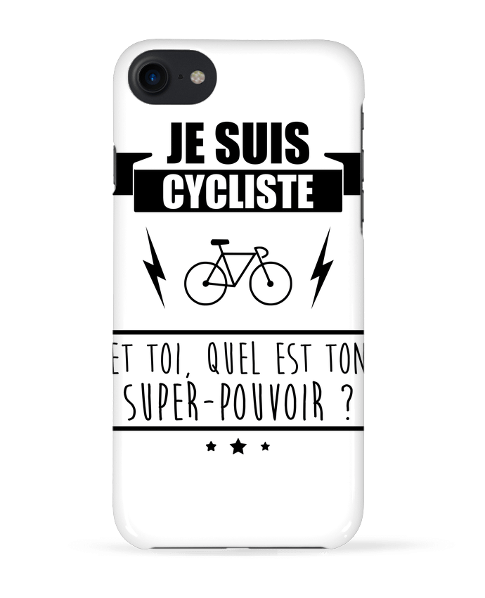 COQUE 3D Iphone 7 Je suis cycliste et toi, quel est on super-pouvoir ? de Benichan