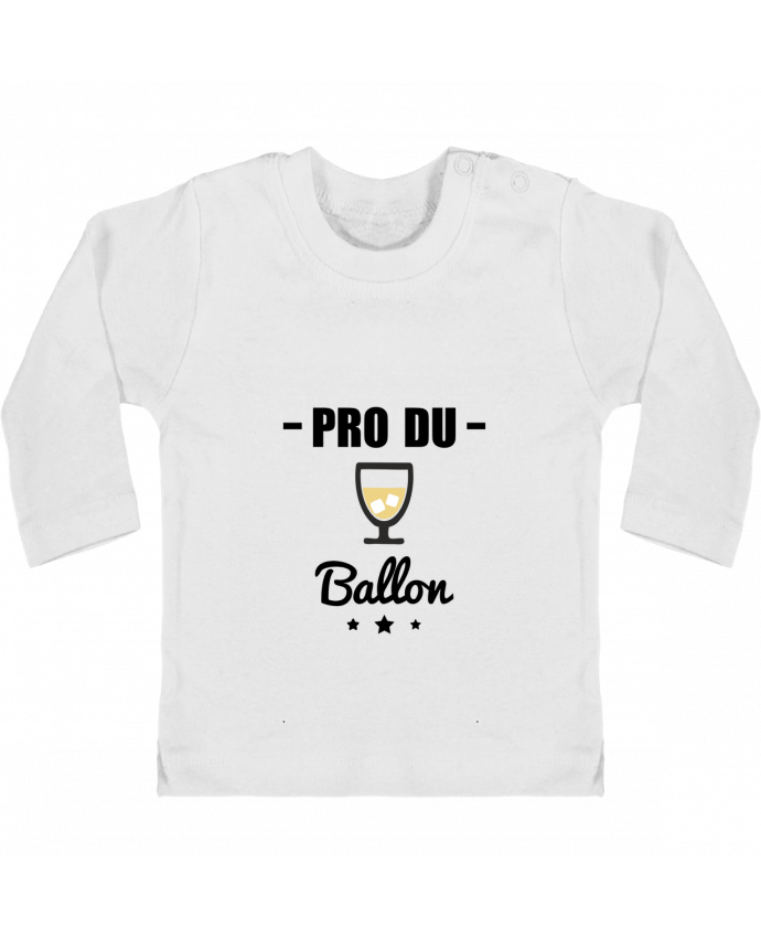 T-shirt bébé Pro du ballon Pastis manches longues du designer Benichan