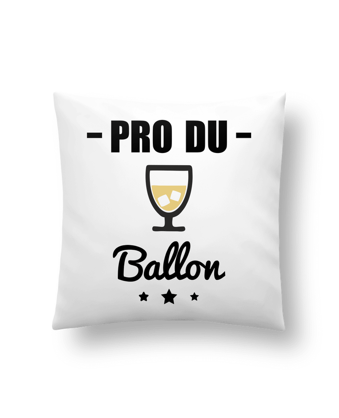 Cushion synthetic soft 45 x 45 cm Pro du ballon Pastis by Benichan