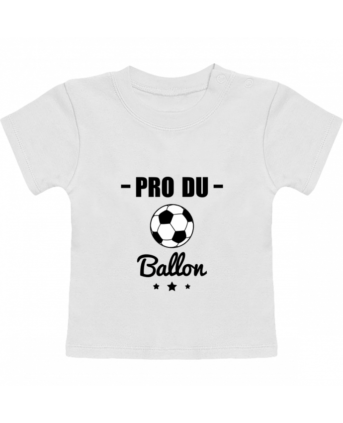 Camiseta Bebé Manga Corta Pro du ballon de football manches courtes du designer Benichan
