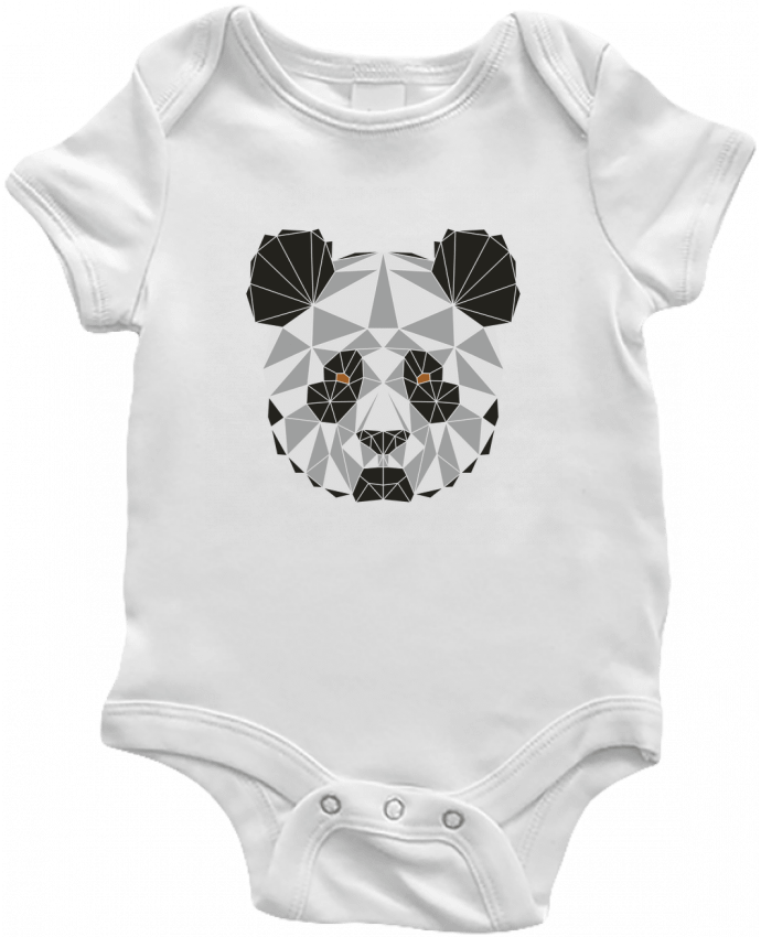Body Bebé Panda géométrique por /wait-design