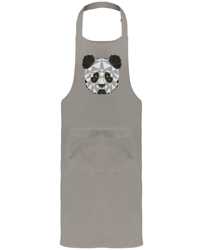 Tablier avec poches Panda géométrique par /wait-design