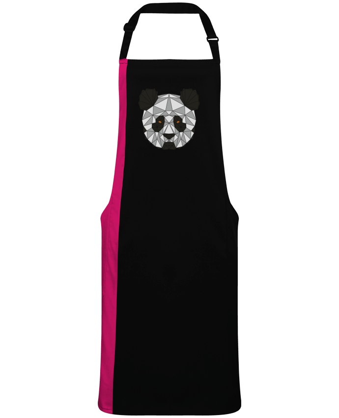 Two-tone long Apron Panda géométrique by  /wait-design