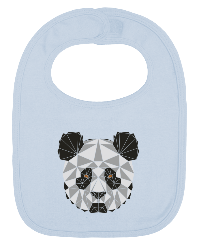 Bavoir bébé uni Panda géométrique par /wait-design