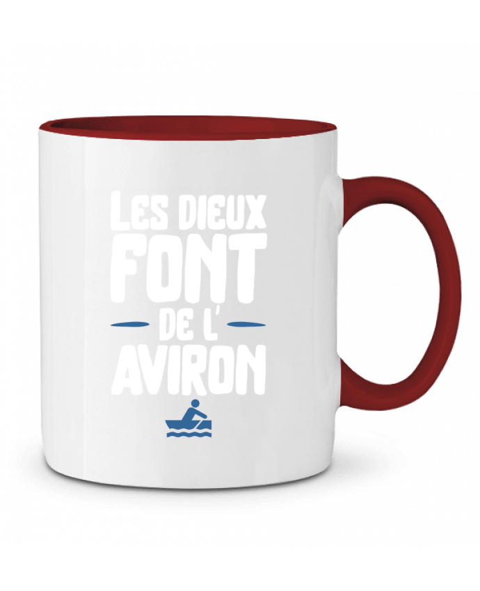 Mug bicolore Dieu de l'aviron Original t-shirt