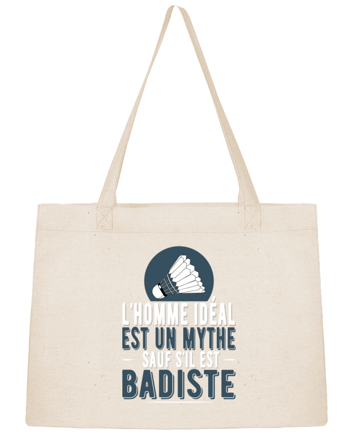 Shopping tote bag Stanley Stella Homme Badiste Badminton by Original t-shirt