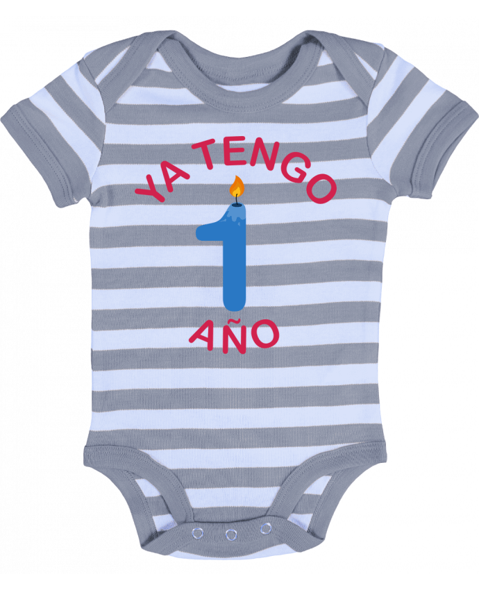 Body Bébé Rayé Ya Tengo 1 año - tunetoo