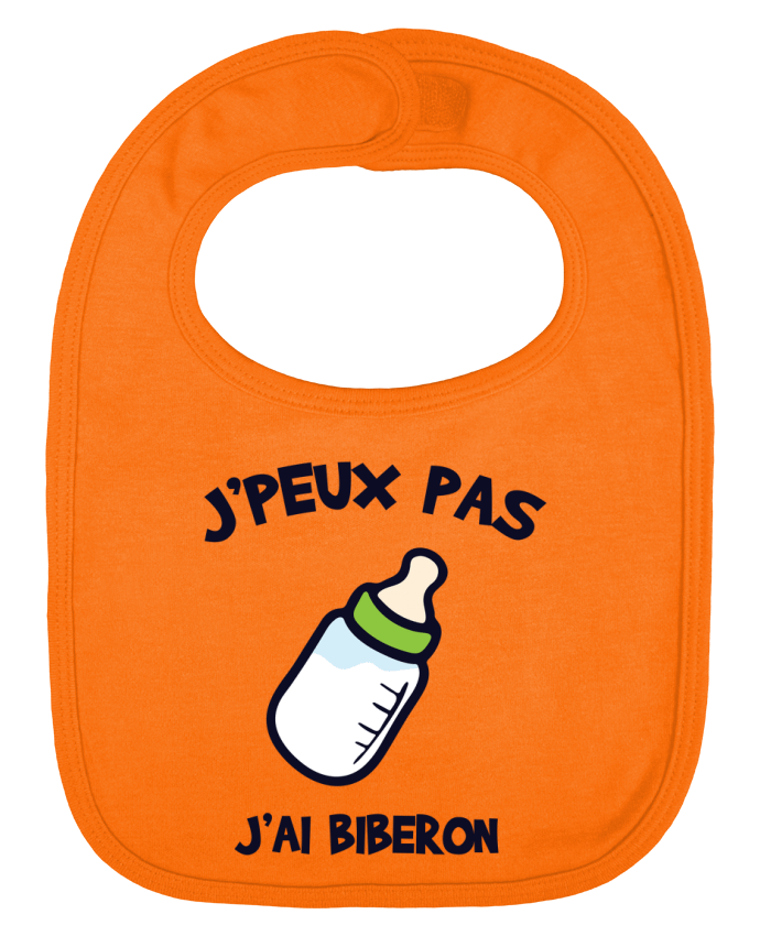 Bavoir bébé uni J'peux pas j'ai biberon par tunetoo