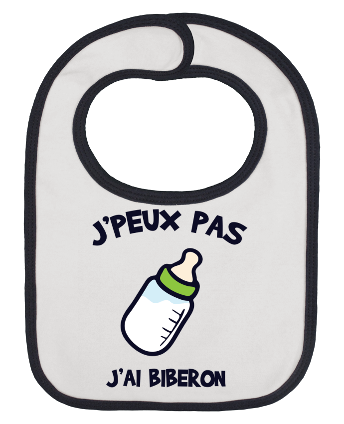 Bavoir bébé uni J'peux pas j'ai biberon par tunetoo