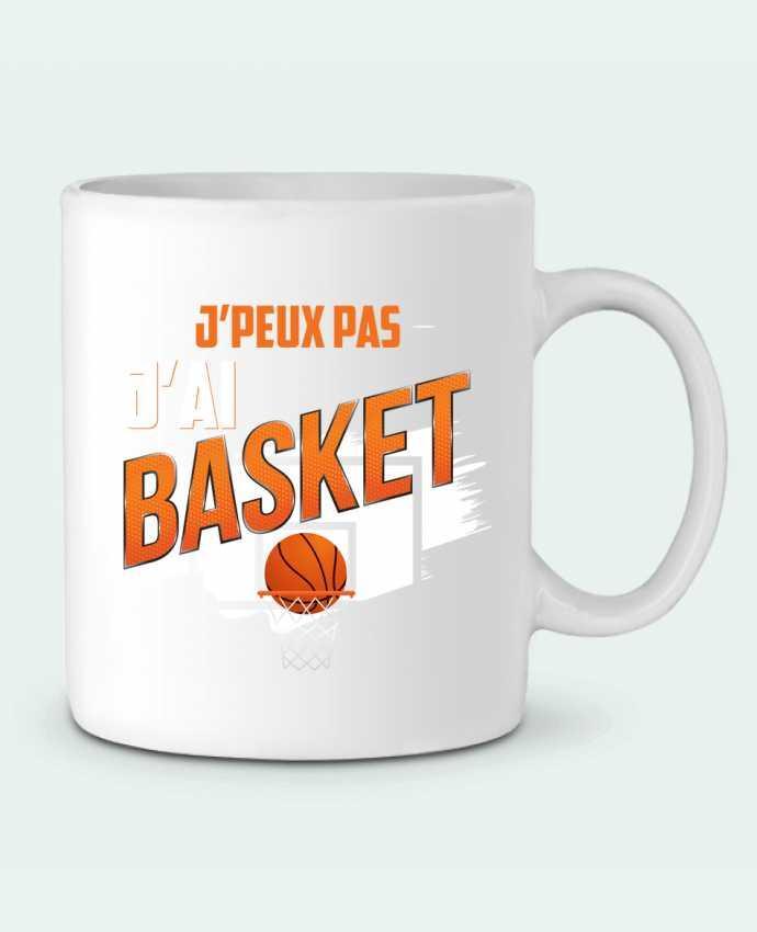 Ceramic Mug J'peux pas j'ai basket by Original t-shirt
