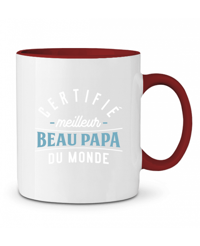 Two-tone Ceramic Mug Meilleur beau papa Original t-shirt