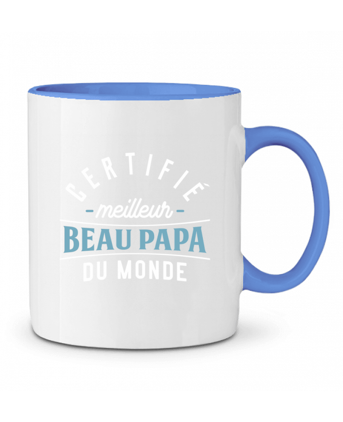 Two-tone Ceramic Mug Meilleur beau papa Original t-shirt