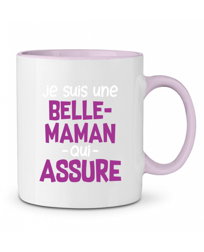 Mug bicolore Belle-maman qui assure Original t-shirt