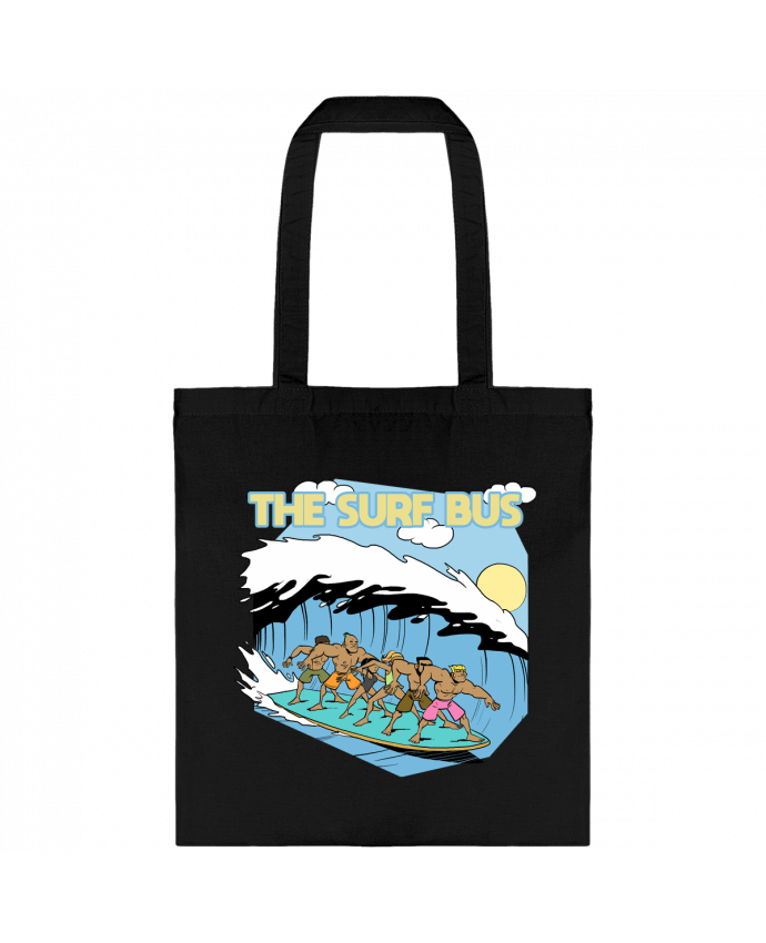 Tote Bag cotton The Surf Bus by Tomi Ax - tomiax.fr