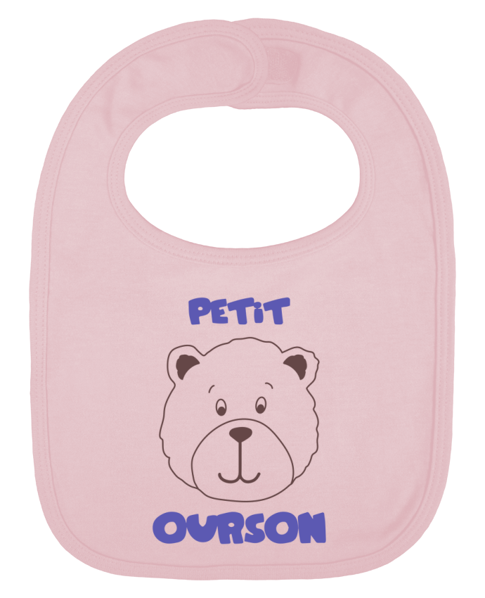 Baby Bib plain and contrast Petit ourson by tunetoo