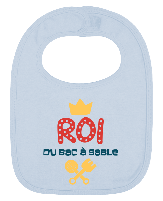 Bavoir bébé uni Roi du bac à sable par tunetoo