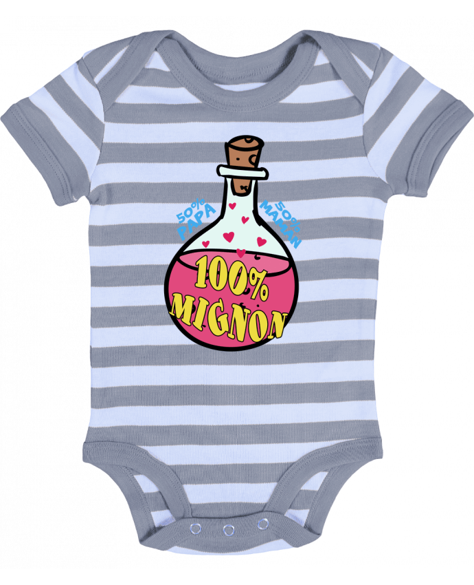 Baby Body striped Bébé 100% Mignon - tunetoo