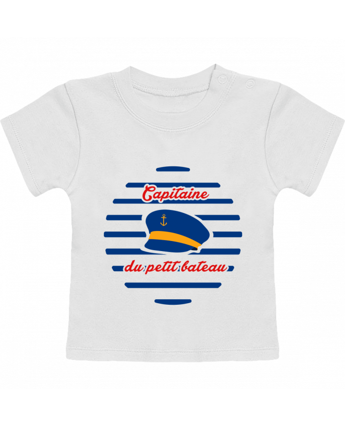 T-shirt bébé Capitaine du petit bateau manches courtes du designer tunetoo