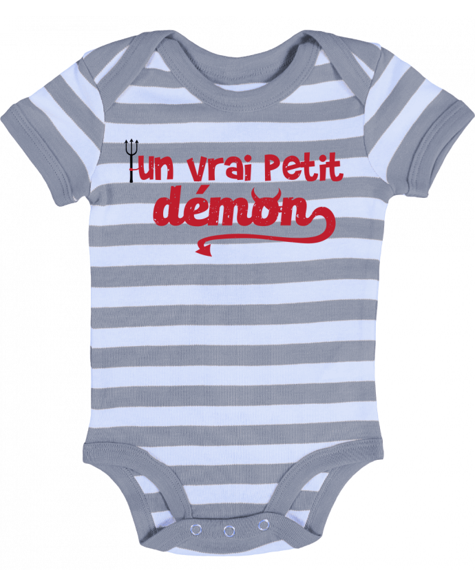 Baby Body striped Un vrai petit démon - tunetoo