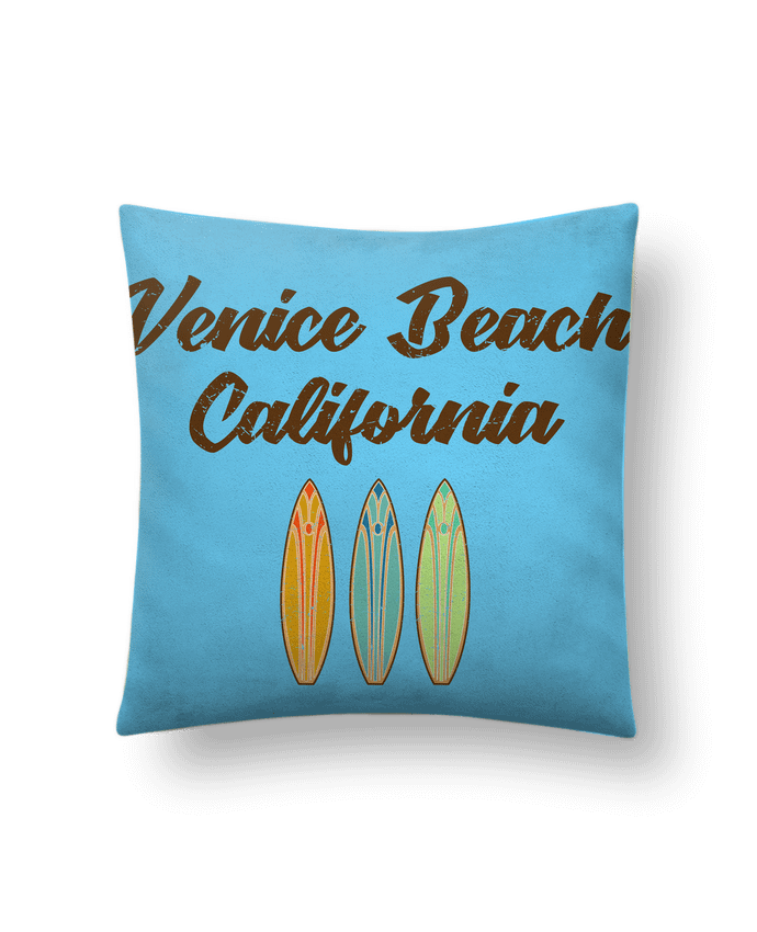 Coussin suédine Venice Beach Surf par tunetoo