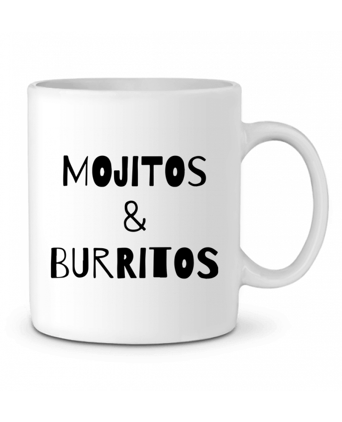 Ceramic Mug Mojitos & Burritos by tunetoo
