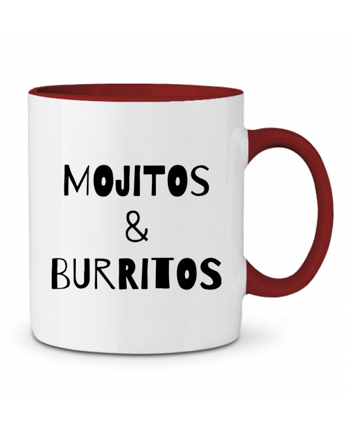 Mug bicolore Mojitos & Burritos tunetoo