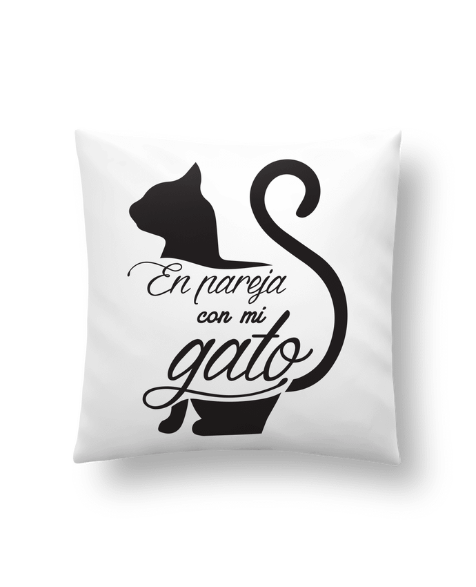 Coussin En pareja con mi gato par tunetoo