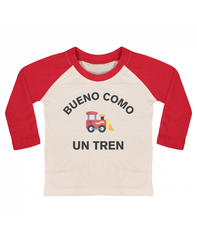Camiseta Bebé Béisbol Manga Larga Bueno como un tren por tunetoo