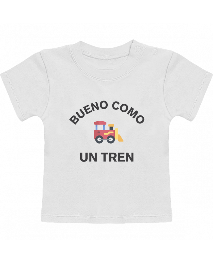 T-shirt bébé Bueno como un tren manches courtes du designer tunetoo