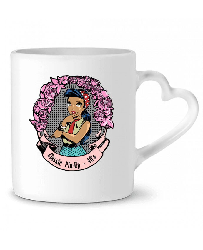 Mug Heart Pin-Up Classic by Tomi Ax - tomiax.fr