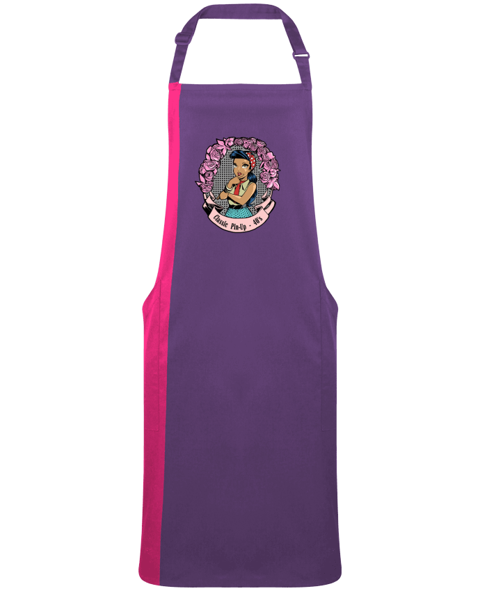 Tablier bicolore Pin-Up Classic par  Tomi Ax - tomiax.fr