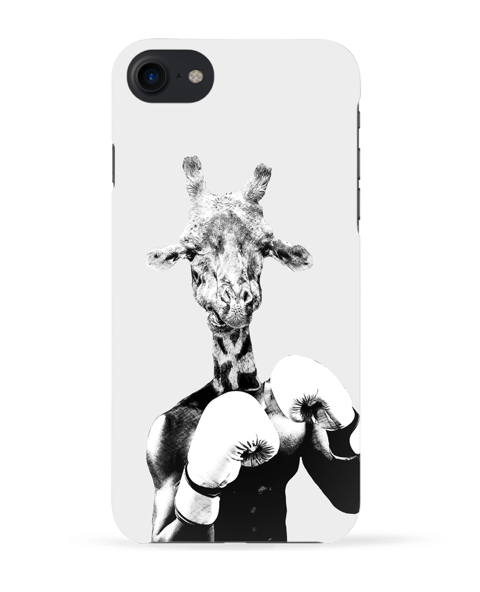 Case 3D iPhone 7 Girafe boxe de justsayin