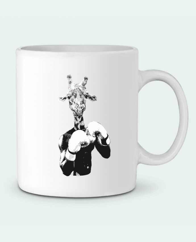 Ceramic Mug Girafe boxe by justsayin