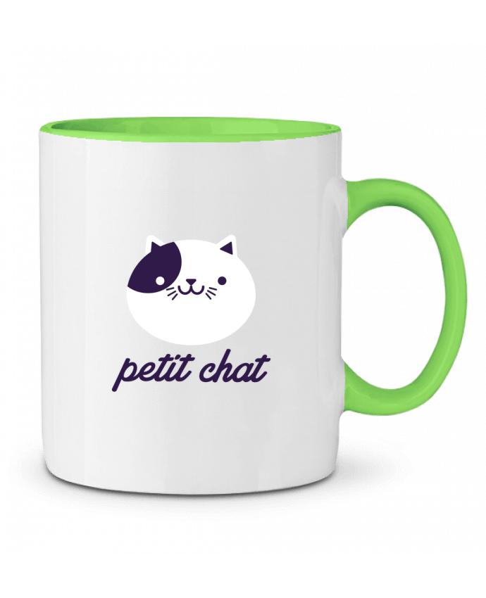 Two-tone Ceramic Mug Petit chat Nana