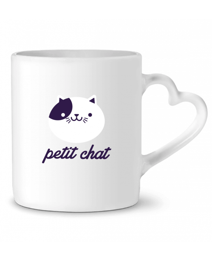 Mug Heart Petit chat by Nana