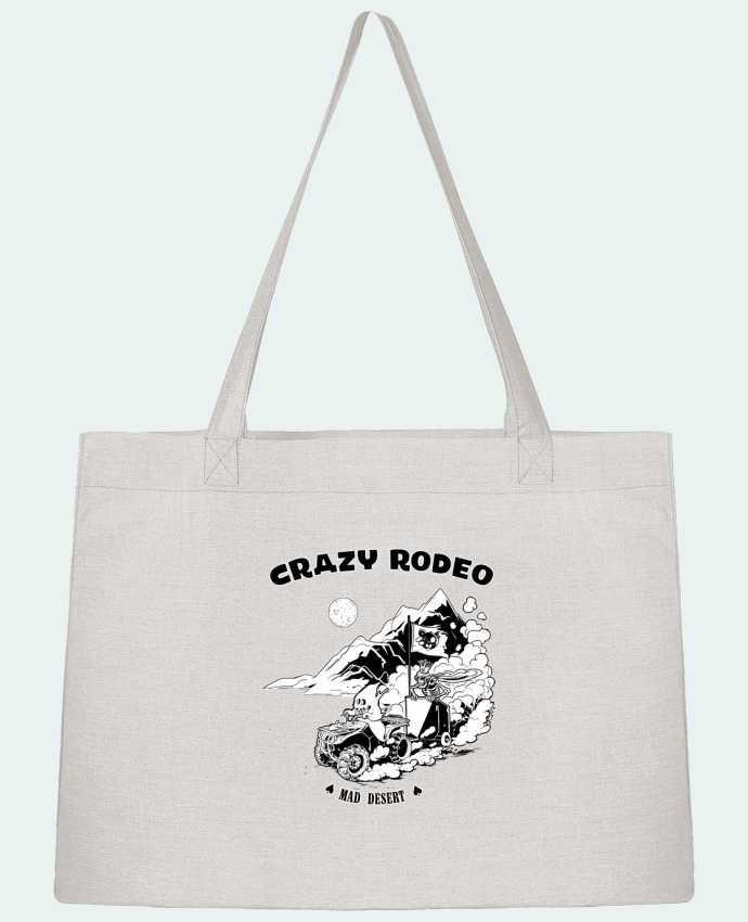Shopping tote bag Stanley Stella Crazy rodéo by Tomi Ax - tomiax.fr