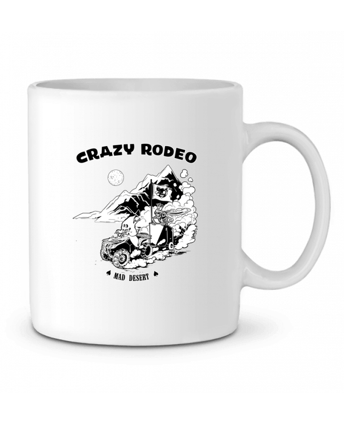 Taza Cerámica Crazy rodéo por Tomi Ax - tomiax.fr