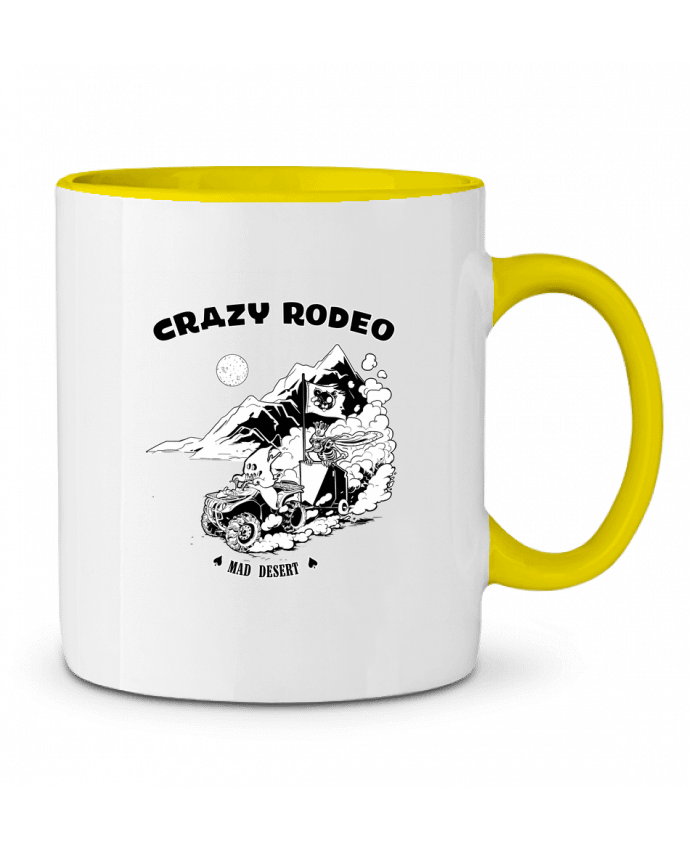 Mug bicolore Crazy rodéo Tomi Ax - tomiax.fr