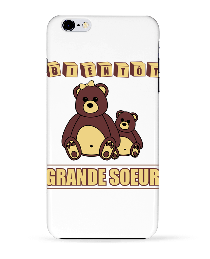 Case 3D iPhone 6+ Bientôt Grande Soeur de Benichan