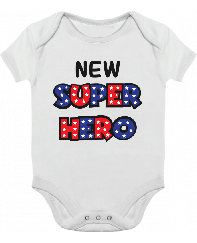 Body Bebé Contraste New super hero por tunetoo