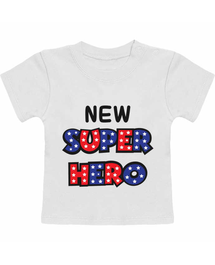 T-shirt bébé New super hero manches courtes du designer tunetoo